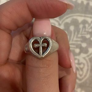 James Avery heart ring.